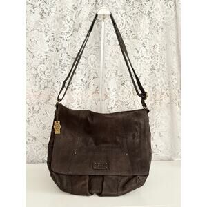 UGG Australia Covina Lambskin Leather Messenger Crossbody Bag